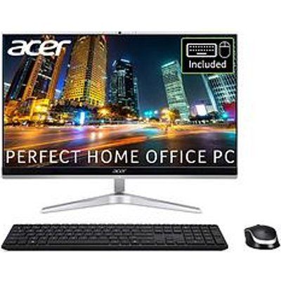 Acer C22-1650 21.5" Full HD All In One Desktop PC - Intel Core I3, 8GB RAM, 1TB Hard Drive & 120Gb SSD - Silver