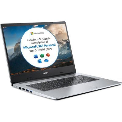 Acer Aspire 1 14" Laptop - Intel Celeron, 128 GB eMMC 