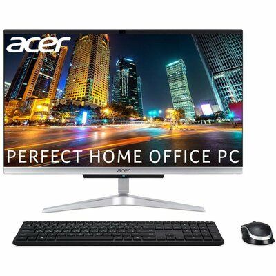 Acer Aspire C24-420 23.8" All-in-One PC - AMD Athlon Silver, 256 GB SSD 