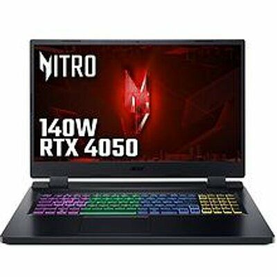 Acer Nitro 5 Laptop - 17.3" FHD 144Hz RTX 4050 Intel Core i5 16GB RAM 1TB PCIE NVME SSD