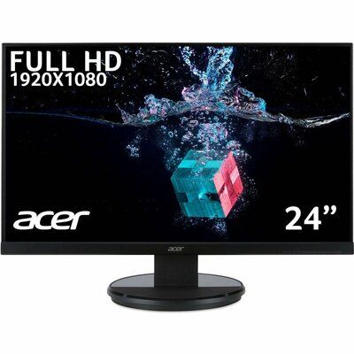 Acer KB242YEbi Full HD 23.8" IPS LCD Monitor - Black 