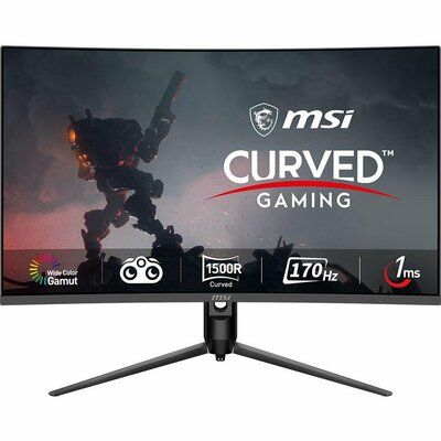 MSI G32CQ5P Quad HD 32" Curved VA LCD Gaming Monitor - Black 