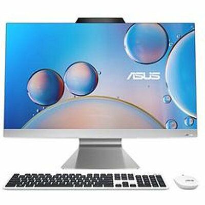 Asus M3700 All-In-One Desktop PC - 27" FHD AMD Ryzen 5 8GB RAM 512GB SSD - Silver