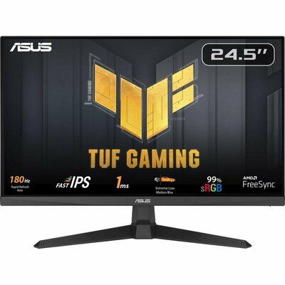 Asus TUF VG259Q3A Full HD 24.5" IPS LCD Gaming Monitor - Black 