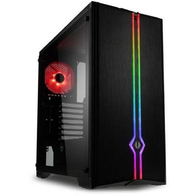 BitFenix Saber RGB Midi-Tower Case - Black