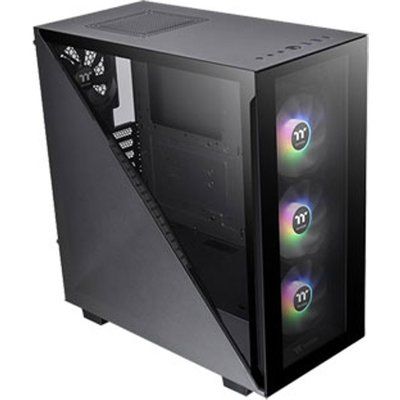 Thermaltake Divider 300 TG Black Mid Tower Tempered Glass PC Gaming Case