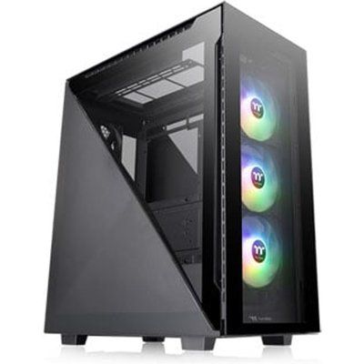 Thermaltake Divider 500 TG ARGB Black Tempered Glass Mid Tower PC Gaming Case