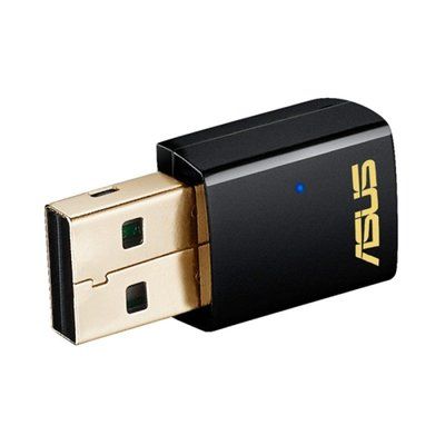 Asus USB-AC51 AC Dual-band Wireless-AC600 USB Adapter, WPS, Graphical