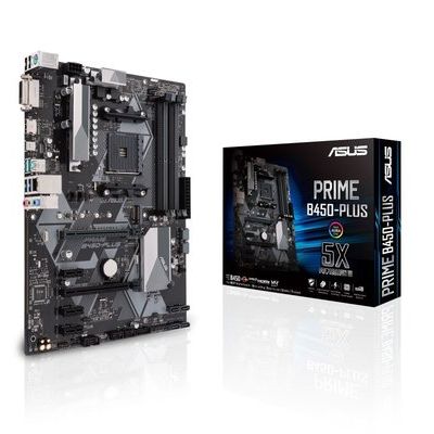 Asus Prime B450-Plus AM4 DDR4 Atx Motherboard