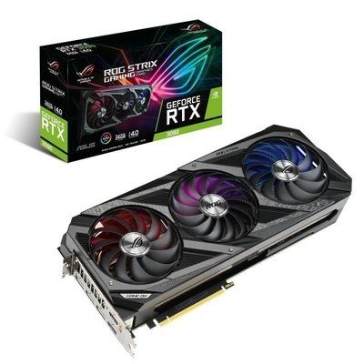 Asus GeForce RTX 3090 24GB GDDR6X ROG STRIX Ampere Graphics Card
