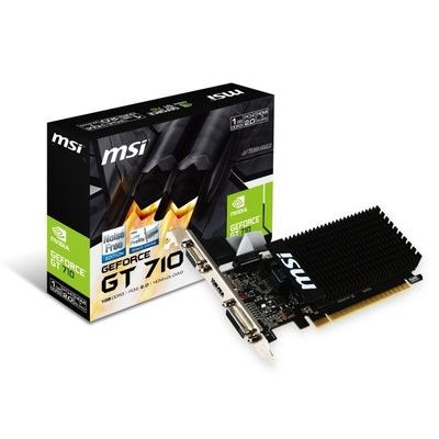 MSI GeForce GT 710 1GB DDR3 Low Profile Graphics Card