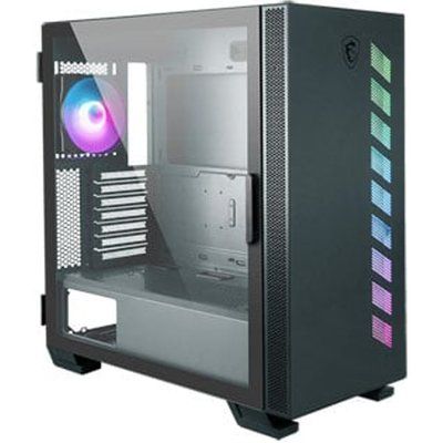 MSI MAG VAMPIRIC 300R Midnight Green Mid Tower Tempered Glass PC Gaming Case