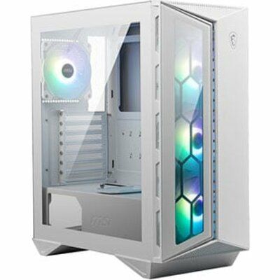 MSI MPG GUNGNIR 110R White Mid Tower Tempered Glass PC Gaming Case