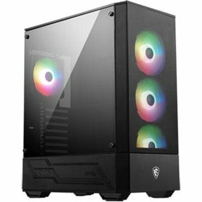 MSI MAG FORGE 112R Black Tempered Glass Mid-Tower Case