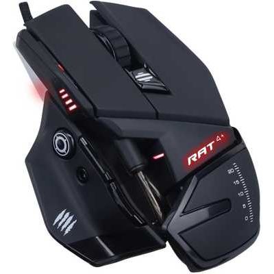 Mad Catz R.A.T. 4+ 9 Button Optical Gaming Mouse - Black