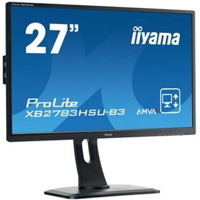 Iiyama 27" ProLite Full HD AMVA+ Monitor XB2783HSU-B3 Height/Tiolt