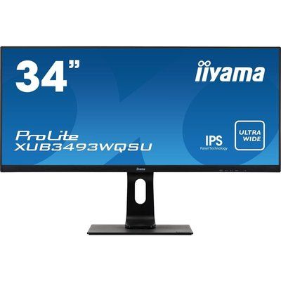 IIYAMA ProLite XUB3493WQSU-B1 Wide Quad HD 34" IPS LCD Monitor - Black 