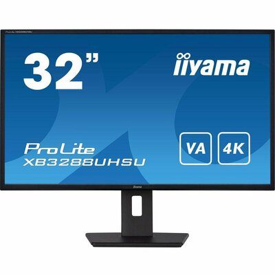 Iiyama ProLite XB3288UHSU-B5 4K Ultra HD 32" VA LCD Monitor - Black 