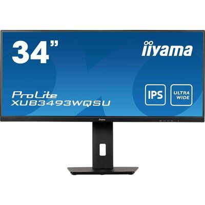 Iiyama ProLite XUB3493WQSU-B5 Wide Quad HD 34" IPS LCD Monitor - Black 