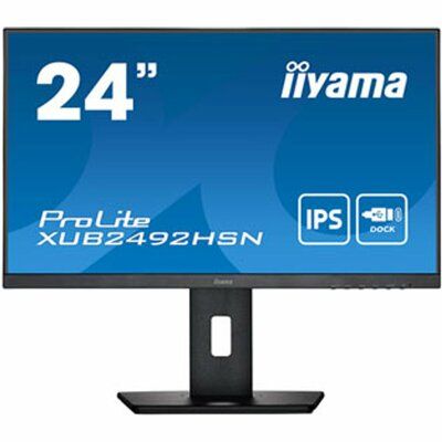 iiyama ProLite XUB2492HSN-B5 24" Full HD 75Hz IPS USB-C Dock Monitor