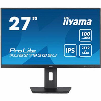 iiyama XUB2792QSU ProLite 27" WQHD 100Hz FreeSync IPS Black Monitor