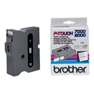 Brother TX 251 - laminated tape