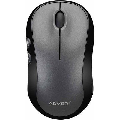Advent AWLMSL20 Silent Wireless Optical Mouse - Grey