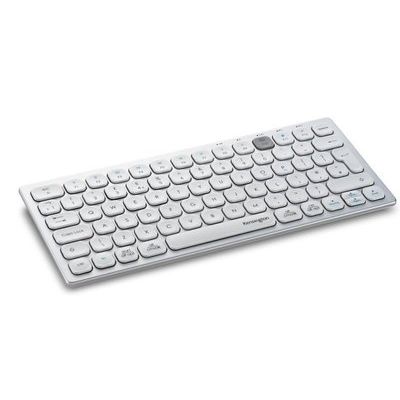 Kensington Multi-Device Bluetooth + 2.4GHz Wireless Compact Keyboard - Silver