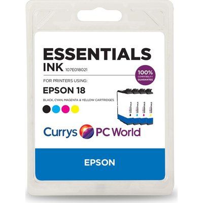 Essentials Cyan & Black Epson Ink Cartridges - Multipack