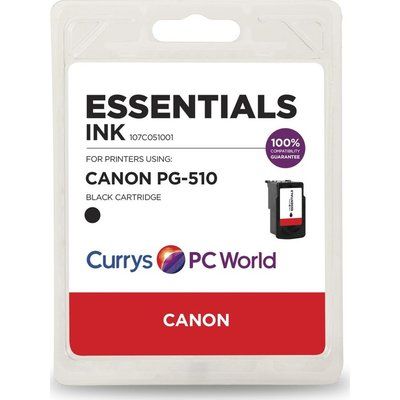 Essentials PG-510 Black Canon Ink Cartridge