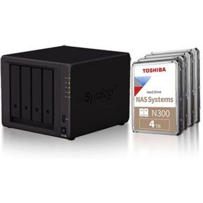Synology 4 Bay DS420+ Desktop NAS Unit with 16TB (4 x 4TB Toshiba N300)