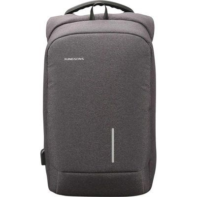 KINGSONS KS3149W-DG 153 15.6" Laptop Backpack - Dark Grey 