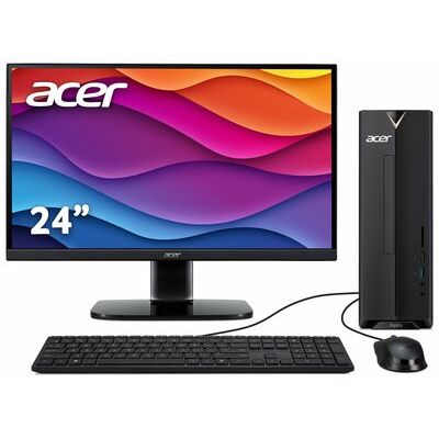 Acer XC-840 Pen 8GB 256GB Desktop PC & 23.8" Monitor Bundle