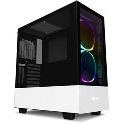 NZXT White H510 Elite Mid Tower Windowed PC Gaming Case