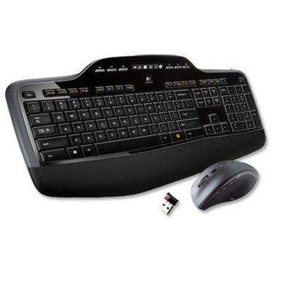 Logitech MK710 Wireless Desktop Keyboard and Mouse in Black