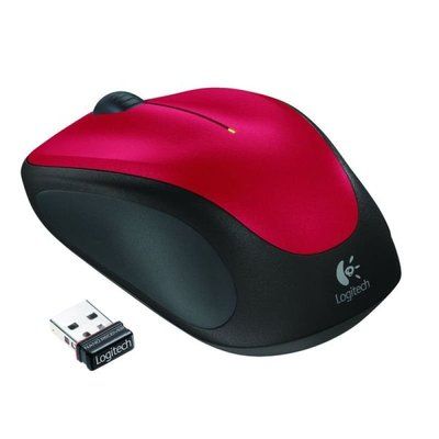 Logitech Wireless Mouse M235 - Red
