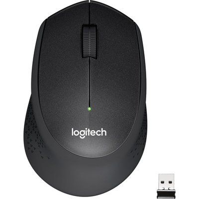 Logitech M330 Silent Plus Wireless Optical Mouse - Black