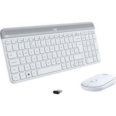 Logitech MK470 Wireless Keyboard and Mouse Set - Off-White 