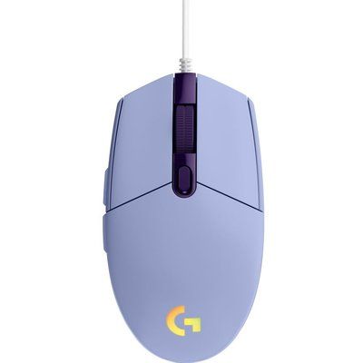 Logitech G203 Lightsync Optical Gaming Mouse - Lilac