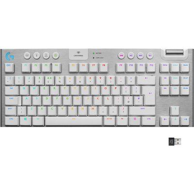 Logitech G915 TKL LIGHTSPEED RGB Wireless Mechanical Gaming Keyboard - White 