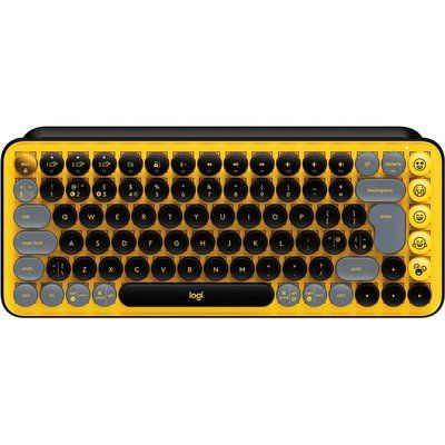 Logitech POP Keys Wireless Mechanical Keyboard - Blast Yellow 