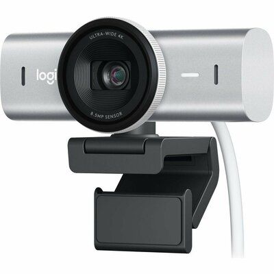 Logitech MX Brio 4K Ultra HD Webcam - Pale Grey