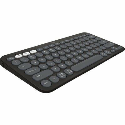 Logitech Pebble Keys 2 K380S Wireless Keyboard - Black 