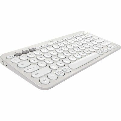 Logitech Pebble Keys 2 K380S Wireless Keyboard - White 