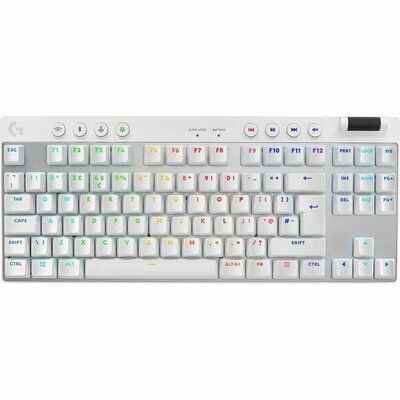 Logitech G Pro X Wireless Gaming Keyboard - White 
