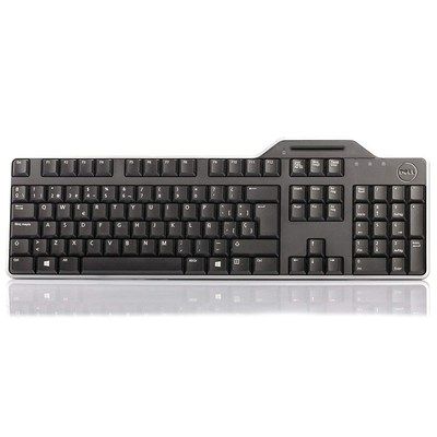 Dell KB-813 Smartcard Reader USB Keyboard Black 580-18365