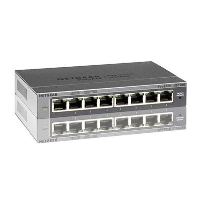 Netgear GS108E Prosafe Plus 8 Port Gigabit Ethernet Switch