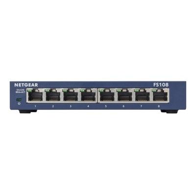 Netgear 8Port Fast Ethernet Switch with Auto Uplink