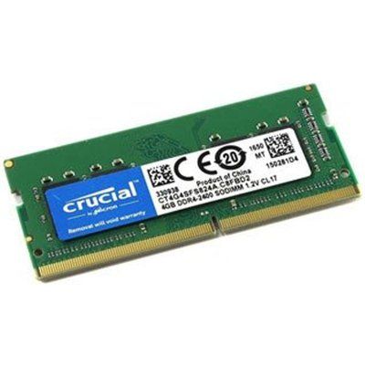 Crucial 4GB DDR4 2400MHz Non-ECC SO-DIMM Laptop Memory