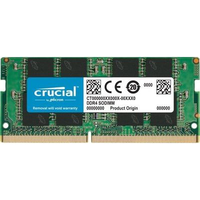 Crucial 32 Gb (DDR4, 3200 MHz, Sodimm, 260-Pin, 1.2 V, CL22) Memory